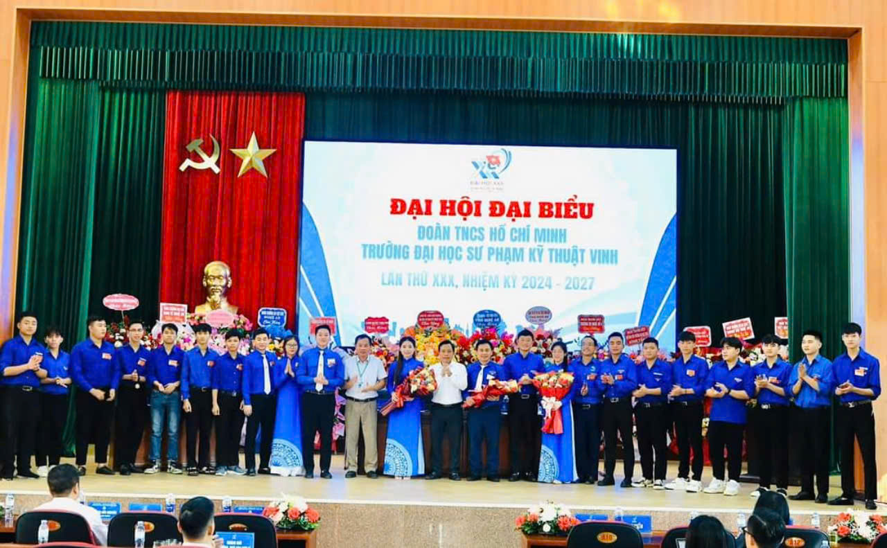 Đại hội Đoàn TNCS Hồ Chí Minh Trường Đại học Sư phạm kỹ thuật Vinh lần thứ XXX, nhiệm kỳ 2024 - 2027